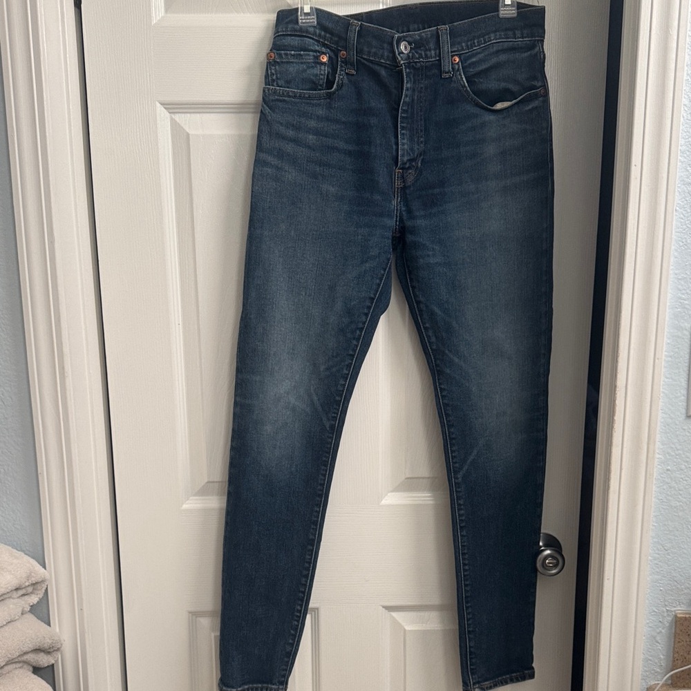 Levi's Dark Blue Skinny Jeans for Men
